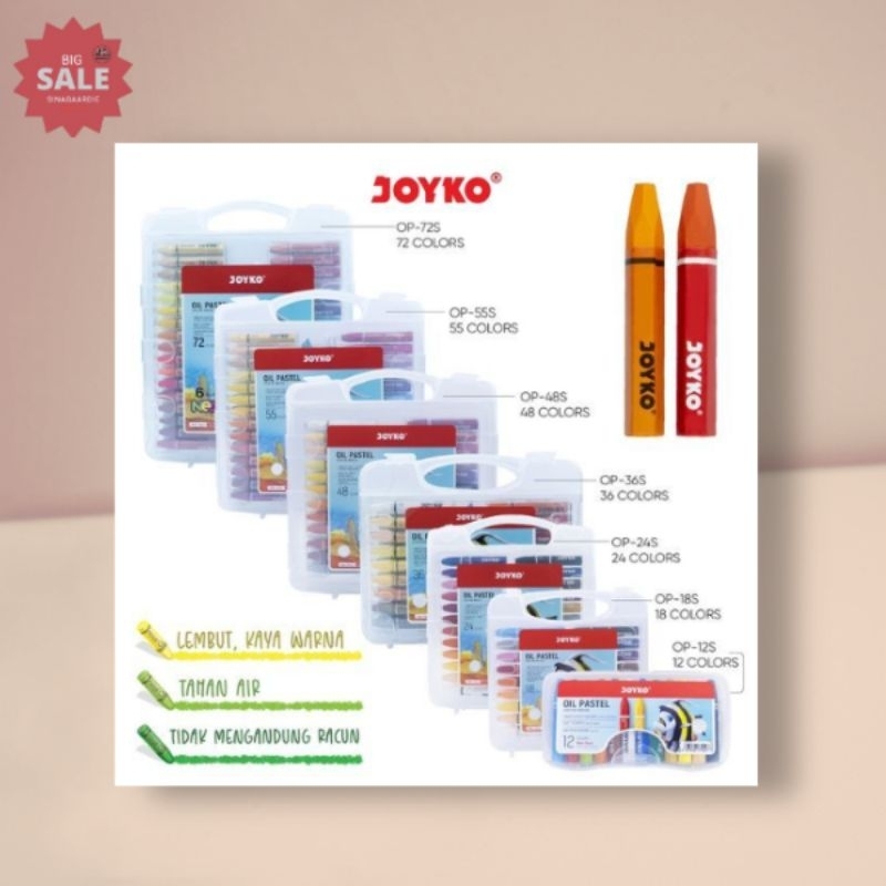 

Crayon Krayon Minyak Oil Pastel Joyko