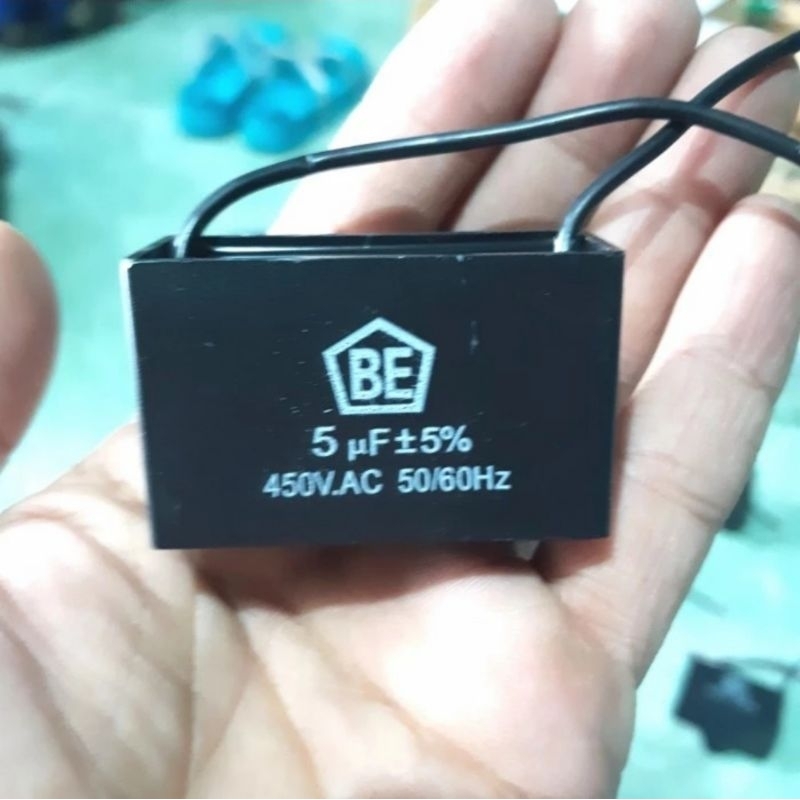 Kapasitor kipas angin 5 uF 450VAC