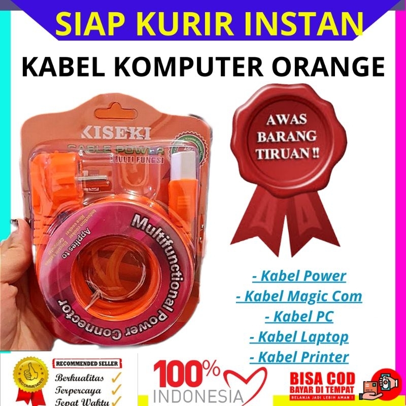 Kabel power 1,5m tembaga/ Kabel Komputer Kinto/ Kabel Komputer Kiseki/ kabel Power CPU