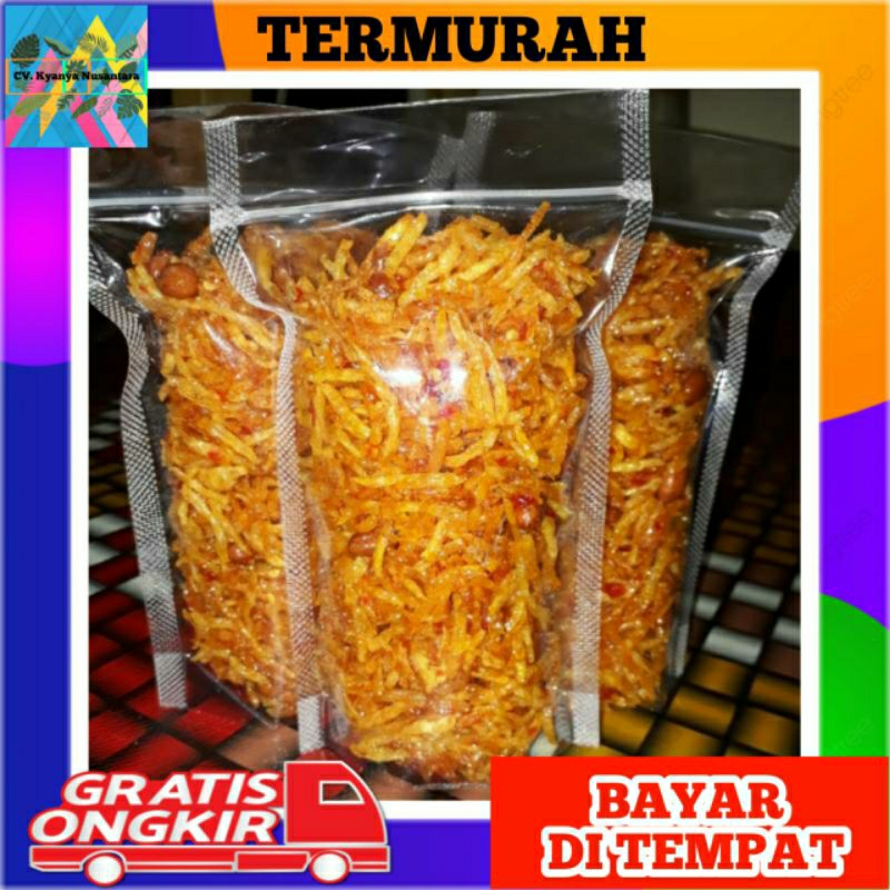 

Mustofa Kentang Goreng / Mustofa Kentang Goreng Balado / Mustofa Kentang Goreng Pedas Manis 250gr