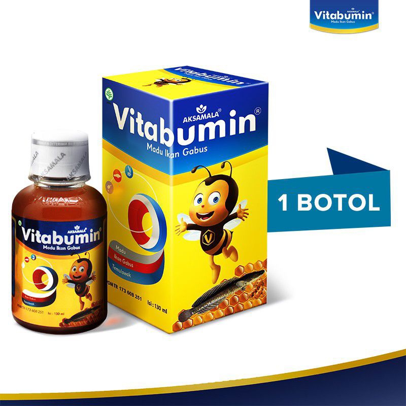 

Vitabumin 130ml Madu Ikan Gabus