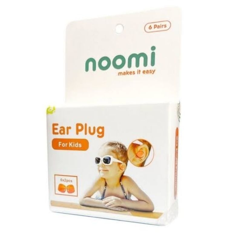 Noomi Ear Plug For Kids 6 Pairs / Penutup Telinga Anak