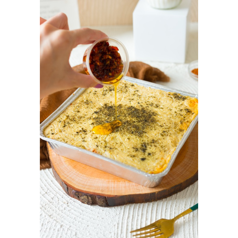 

Gluten-Free, Dairy-Free & Egg-Free Spaghetti Brulee - size Large