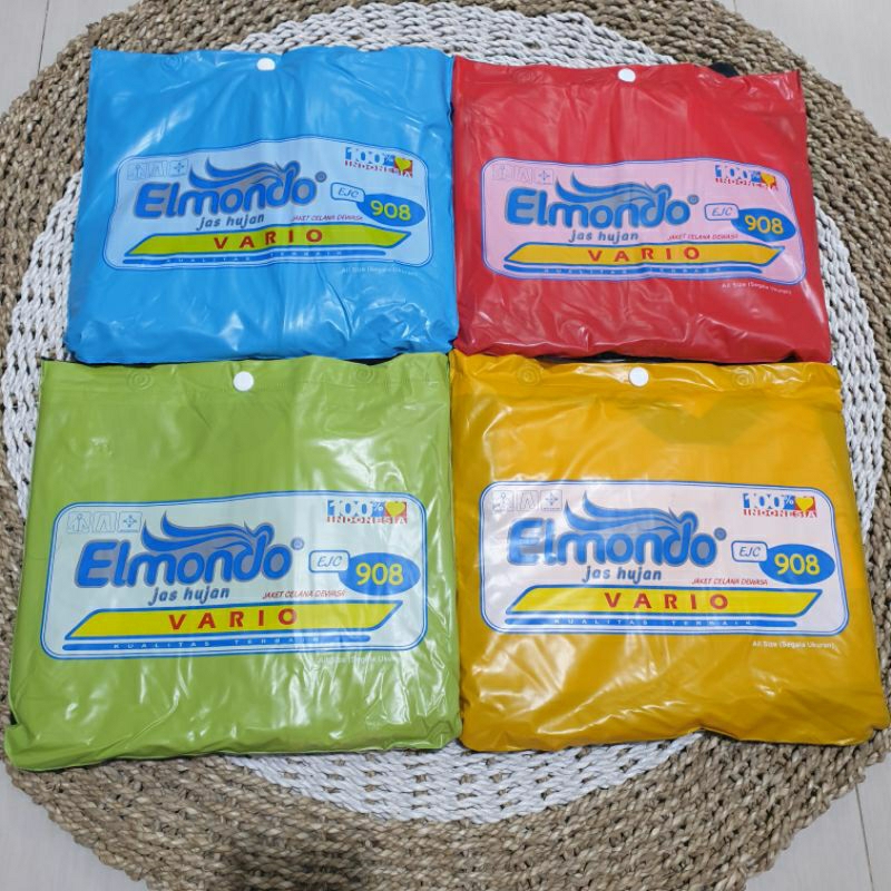 Elmondo 908 VARIO / Jas hujan dewasa / Mantel hujan dewasa / Mantel jaket Celana / Jas hujan jaket c