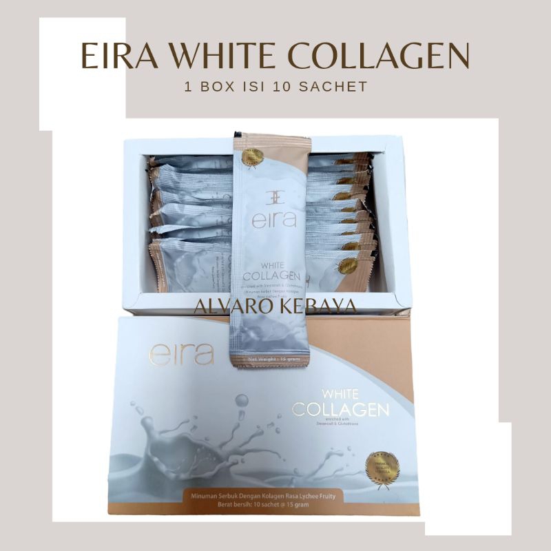 Eira white collagen drink with steamcell ( 1 box isi 10 sachet) by Susan barbie