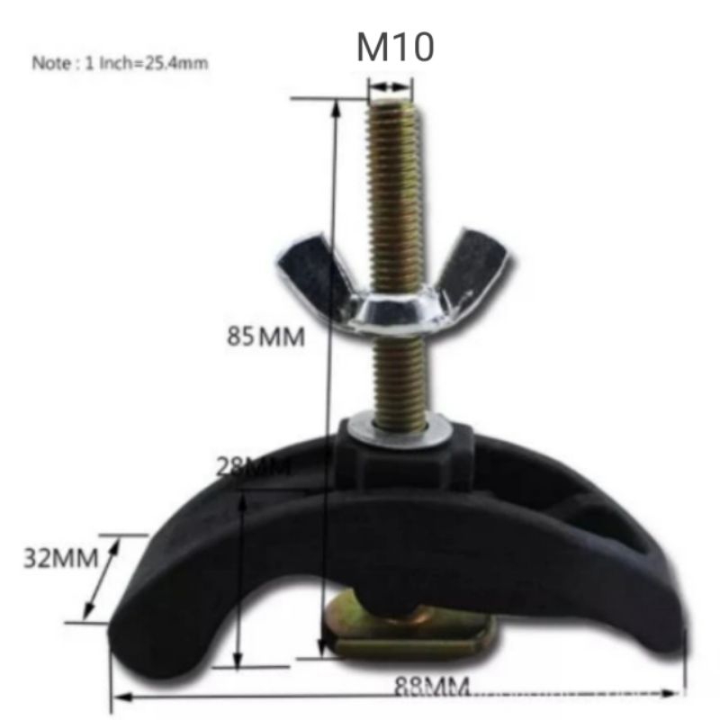 Busur Plat Penjepit T Slot Engraving Laser Cutting dll Clamp Bow Busur Plat Penjepit Clamp CNC