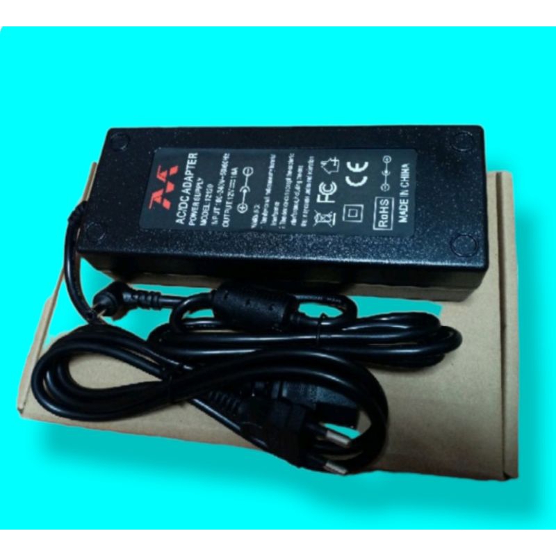 Adaptor 12v 10a Murni 120w Adapter Switching 10 Ampere 12 Volt sudah Include Kabel Power