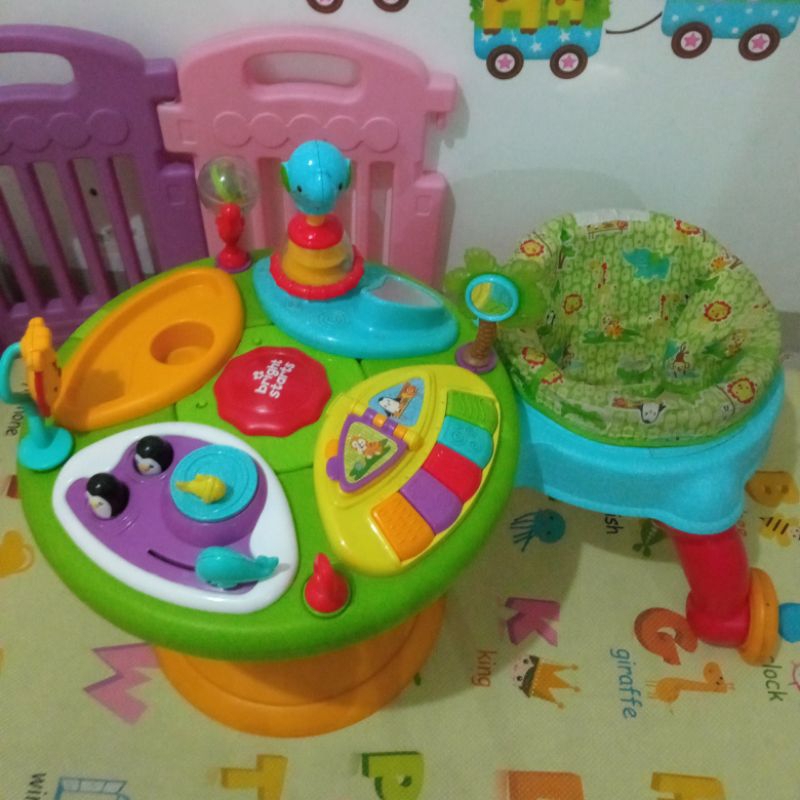 around we go zippity zoo preloved baby walker bright starts