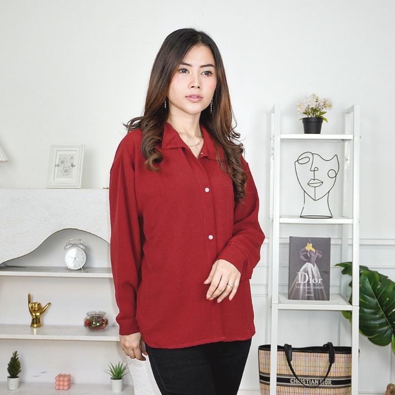 PREMIUM AIRFLOW CRINCLE MAGIC AIRFLOW CRINCLE Shirt Kemeja Anti Kusut