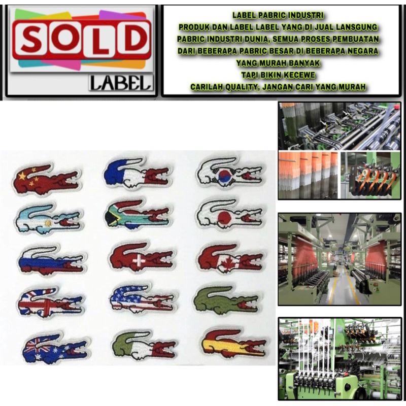 SOLDLABEL LOGO BORDIR L 1xKLIK 3PCS