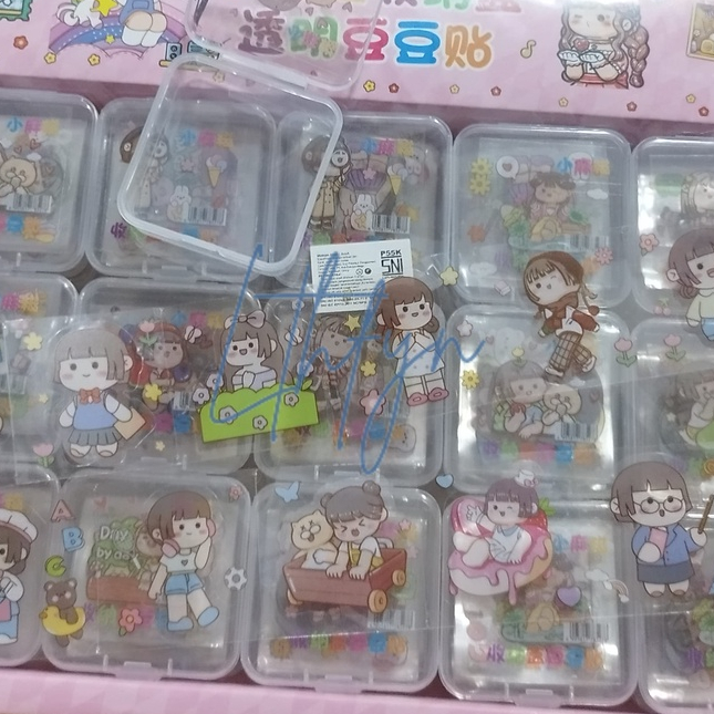 STIKER TEMPEL LUCU MOTIF LENGKAP // STIKER SINGKUP // STIKER ROLL BESAR / STIKER ROLL KECIL / STIKER PERANGKO TERMURAH