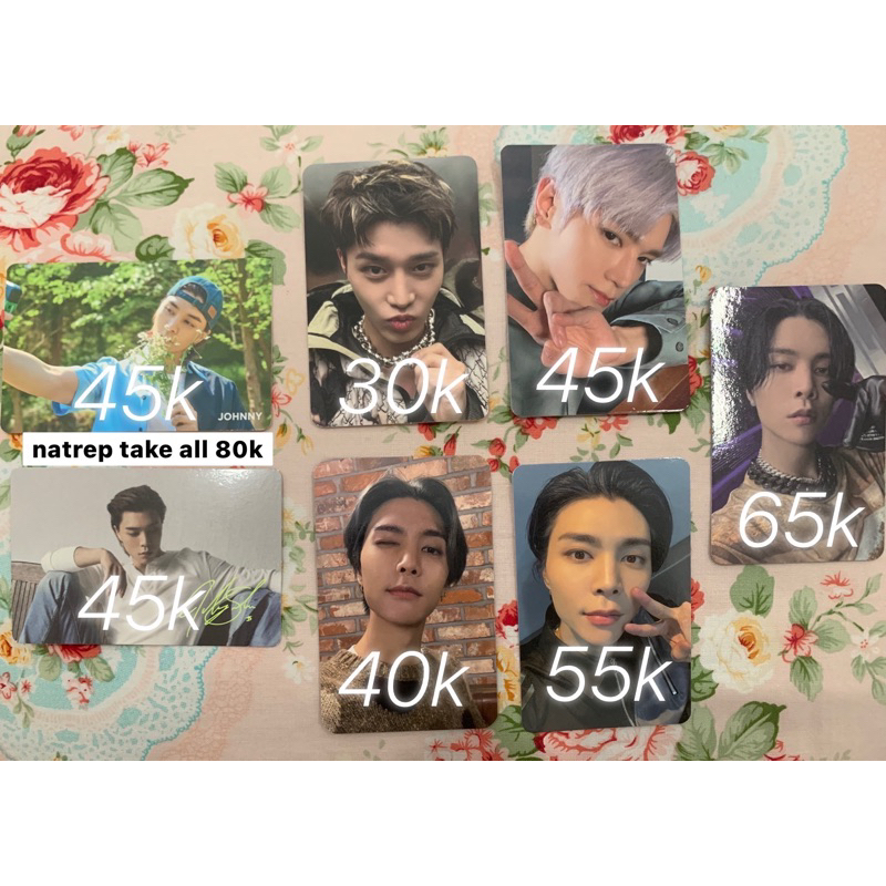 JOHNNY NATURE REPUBLIC KOLBUK WTMC TRADING CARD 2 BADDIES TAEIL POUT TRADING CARD TAEYONG TINCASE