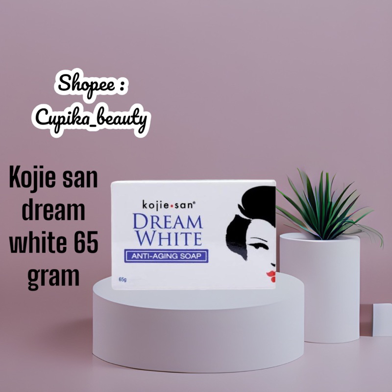 [ce.ox] [65gram putih] kojie san dream white anti aging soap 65 gr || sabun kojie sam dream white anti aging soap 65 gr || bar soap kojie san