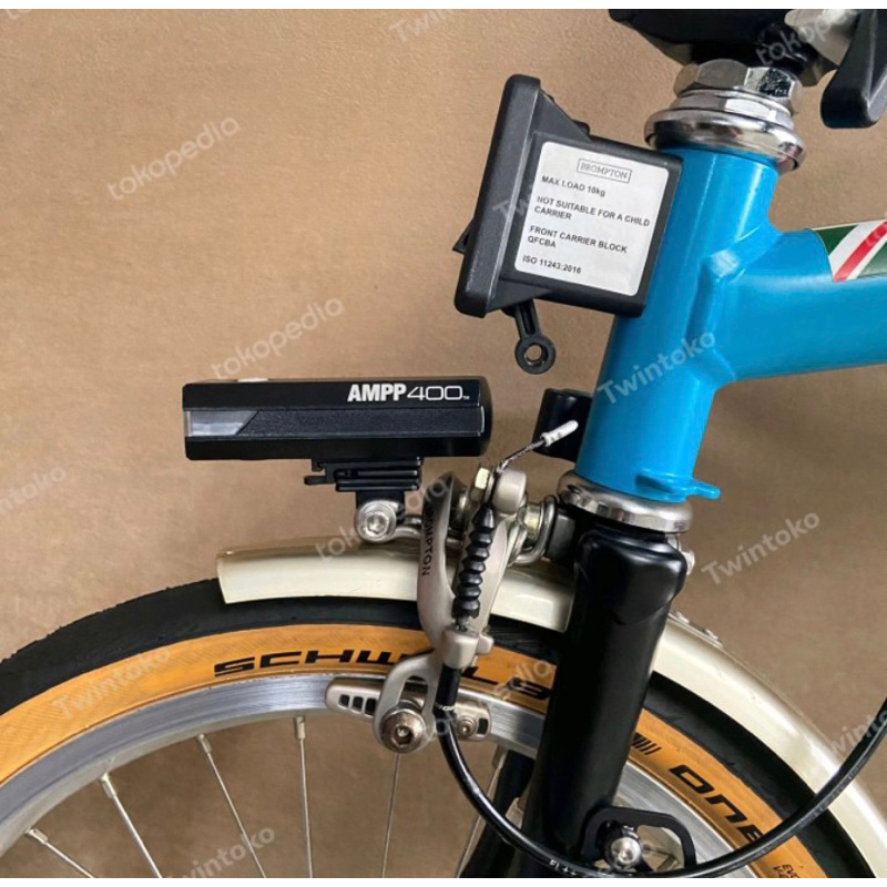 Center Fork Bracket Cateye CFB-100 Original Braket Lampu Sepeda Lipat MTB Cat Eye