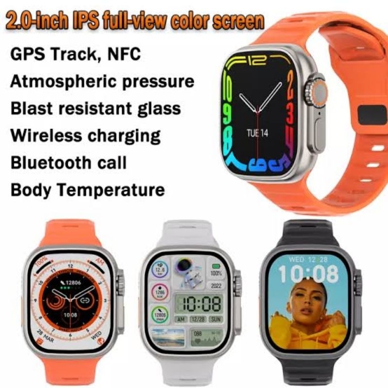 DT NO 1 DT8 ULTRA MAX SMART WATCH WATERPROOF IP68 ORIGINAL