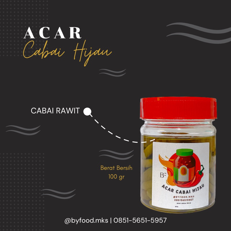 

Acar Cabai Hijau Rawit