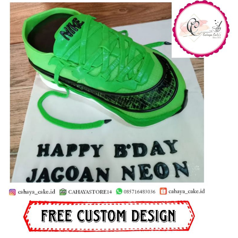 

Kue Ulang Tahun Sepatu / Shoes Cake / Nike Cake / Kue Ultah Karakter