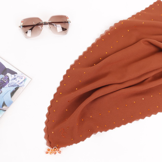 Ayana Scarf Voal Tassel Crystal Premium