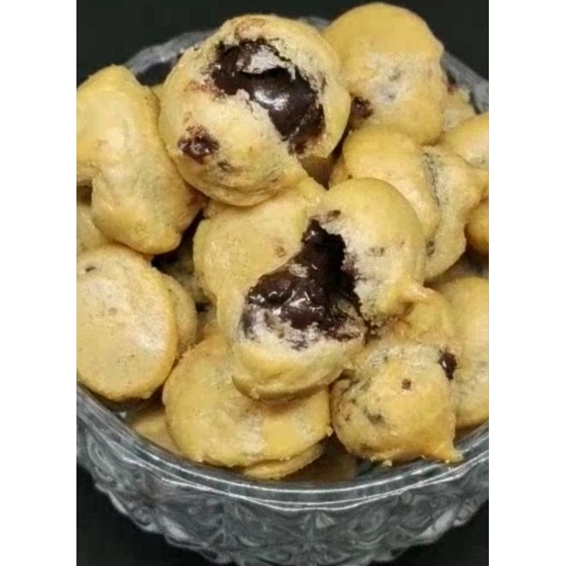 

soes coklat lumer berat 250gr jajan kiloan