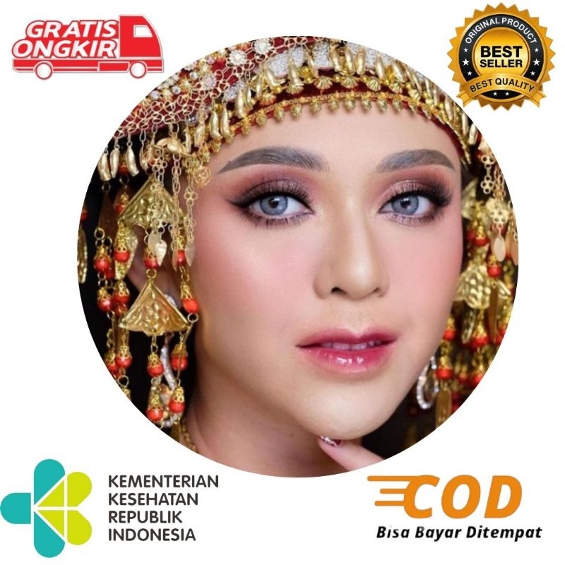 Soflens (MTK) Grey Brown Blue Normal 14.5mm Urban Factory
