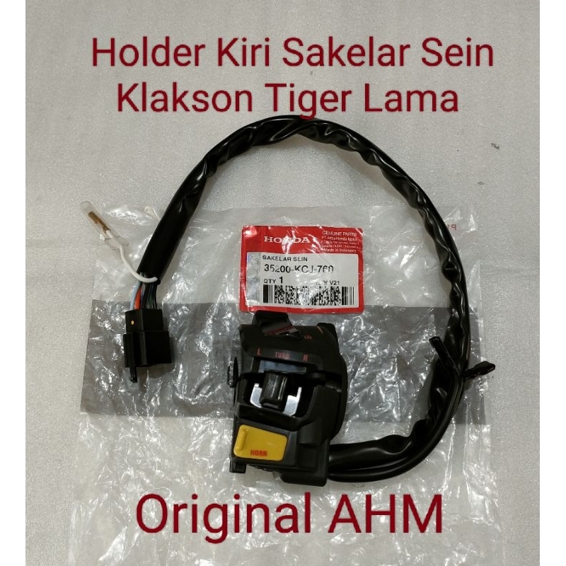 Holder Kiri Switch Sakelar Sein Klakson Tiger Lama Ori AHM 35200 KCJ 760