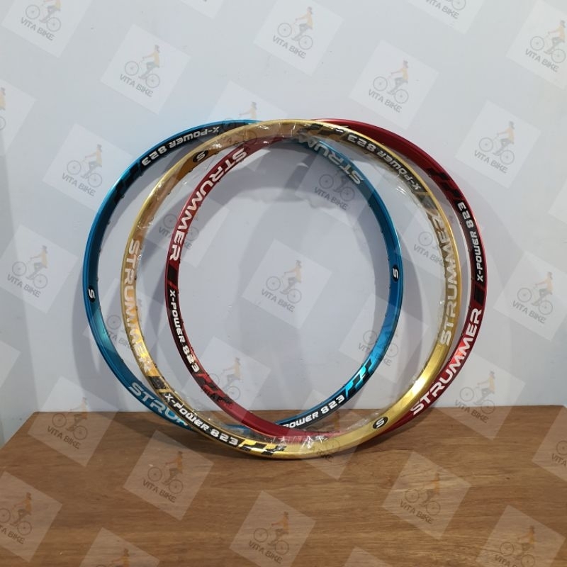 Velg Rim Strummer MTB 26 X-Power Anodized 32H Alloy Double Wall