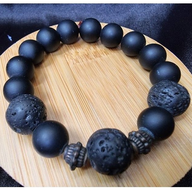 Gelang Gemstone Black Amulet