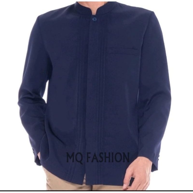 Jasko jas Koko  MQ fashion polos opnaisel warna navy