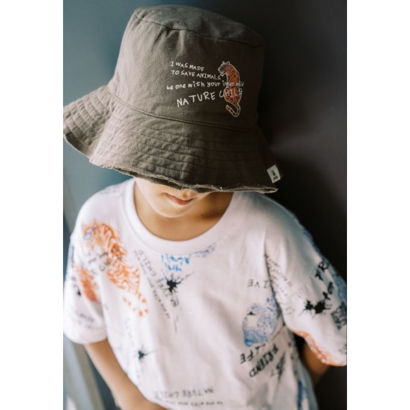 BOHOPANNA - RIPPED BUCKET HAT BOHOPANNA - TOPI ANAK - BUCKET HAT ANAK