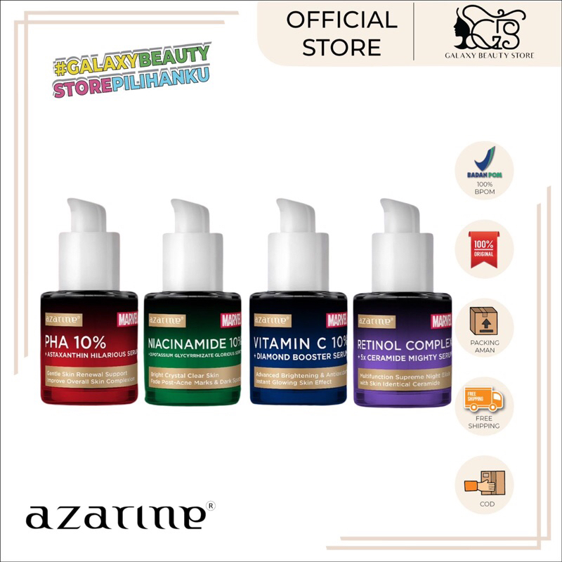 AZARINE SERUM MARVEL SERIES / AZARINE SERUM TERBARU MARVEL