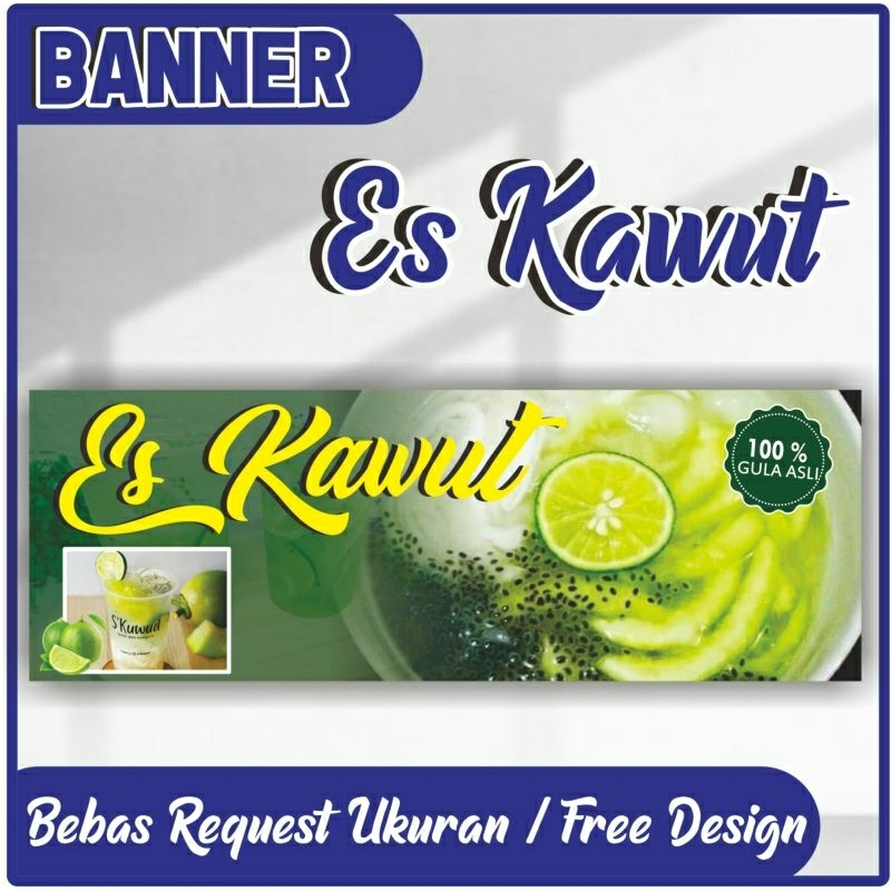 Banner Es Kuwut Bisa Request Ukuran