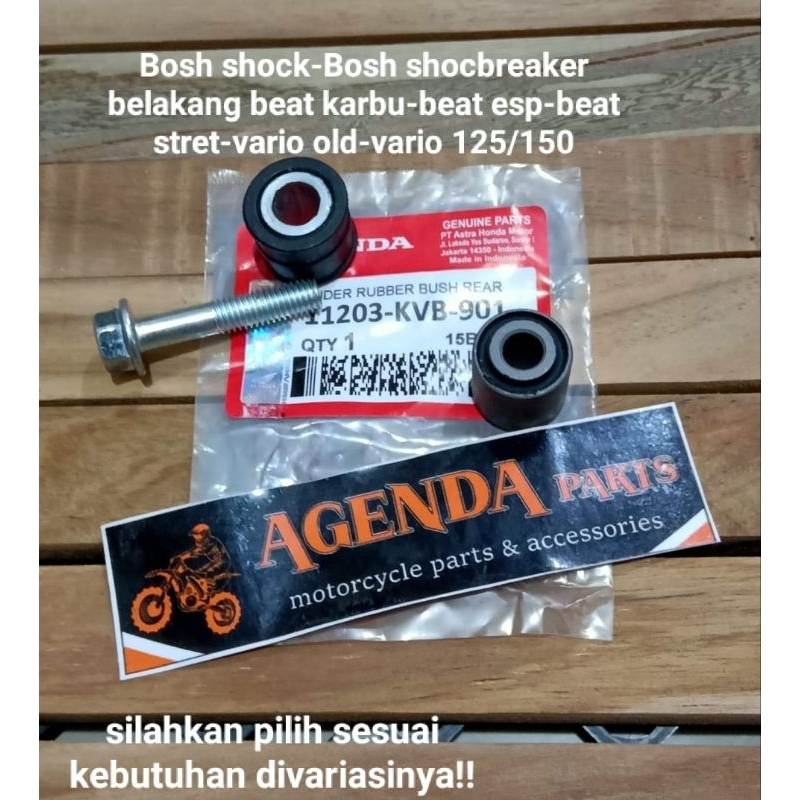 Bosh shock-Bosh shocbreaker belakang beat karbu-beat esp-beat stret-vario old-vario 125/150 sepaket sesuai gambar photo