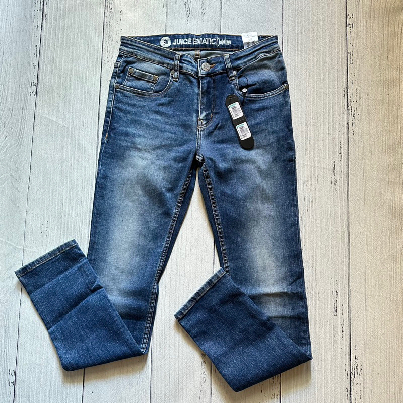 JUICE EMATIC celana panjang denim 14602 DANCE blue NEW ORIGINAL 100%
