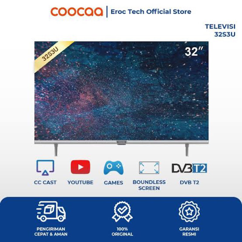 COOCAA 32 inch Smart TV OS Coolita COOCAA 32S3U promo