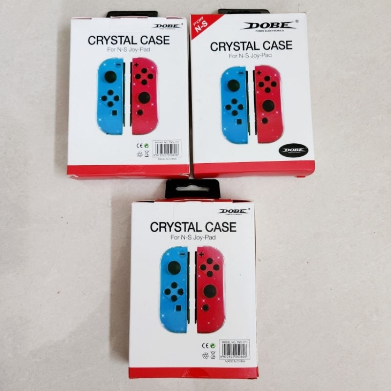 Dobe Crystal Case Joycon Joy Con Casing Nintendo Switch Mika Clear Bening TNS-1711