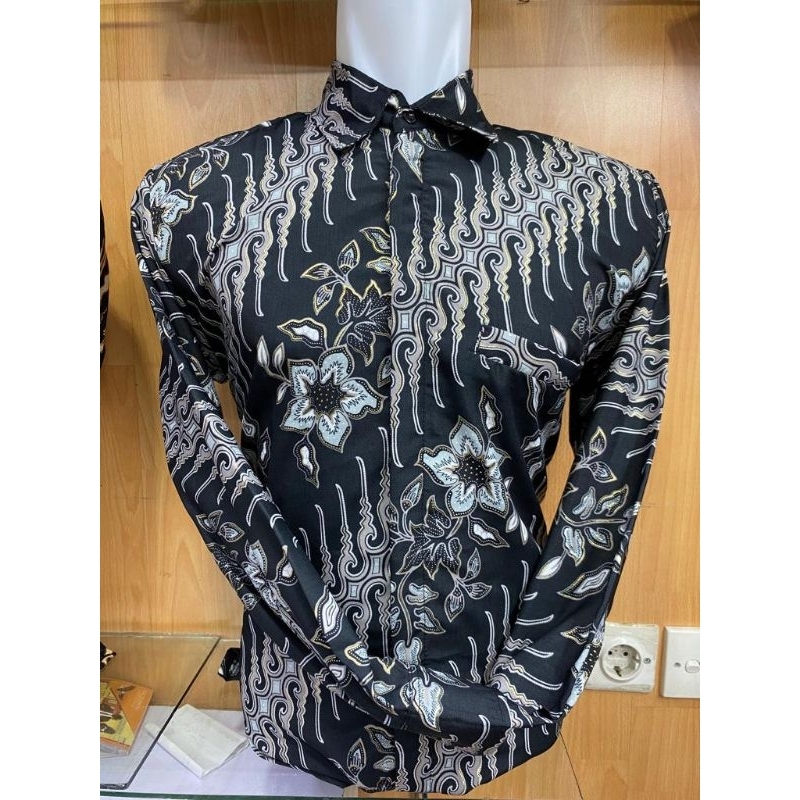 Kemeja tangan panjang batik/Batik kondangan modern