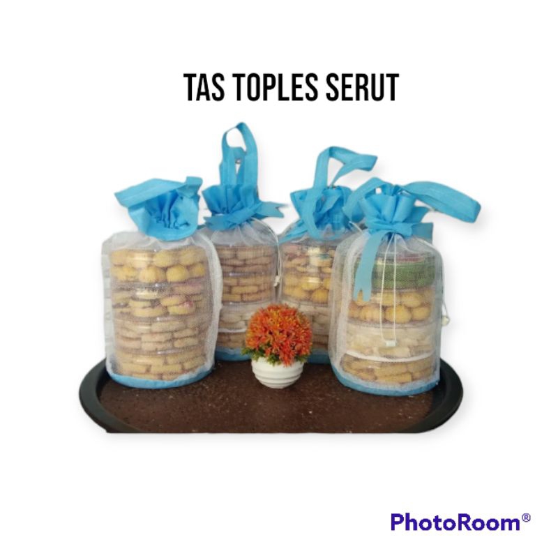 

harga Murah tas toples kuker /kue kering serut 500 gram