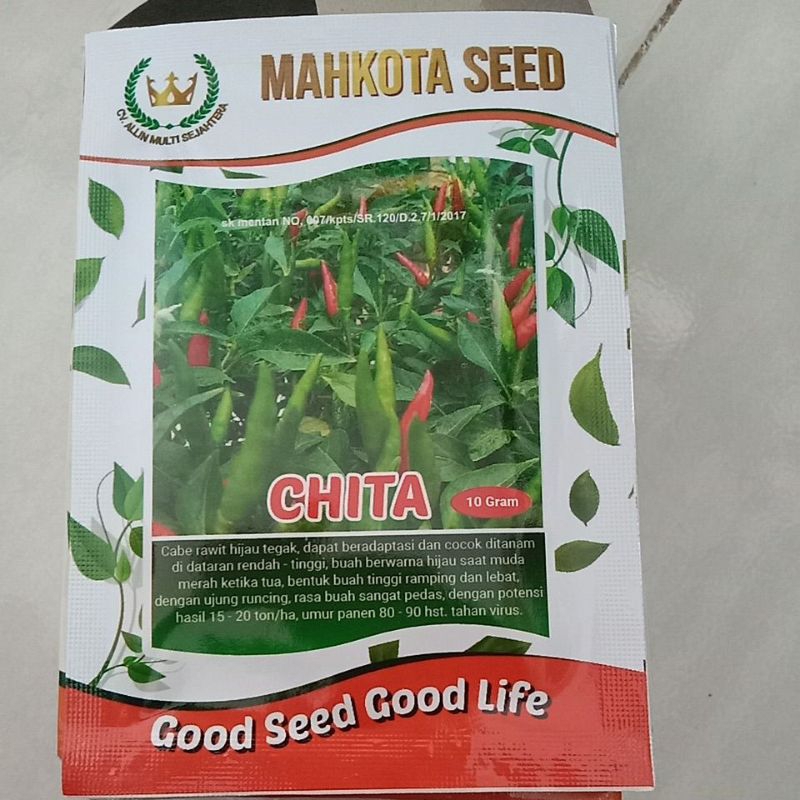 Benih Cabe rawit ijo CHITA Mahkota seed