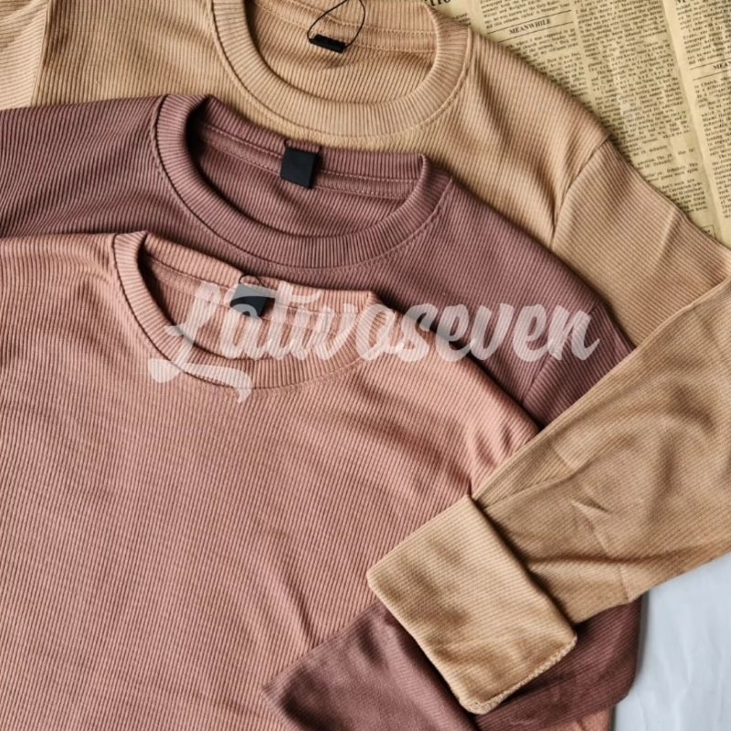 KAOS RIB LENGAN PANJANG / KAOS RIB PREMIUM TEBAL / KAOS LENGAN PANJANG / KAOS RIB PREMIUM TEBAL