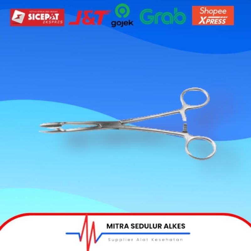 Korentang 25 Cm Sakamed l Dressing Forcep