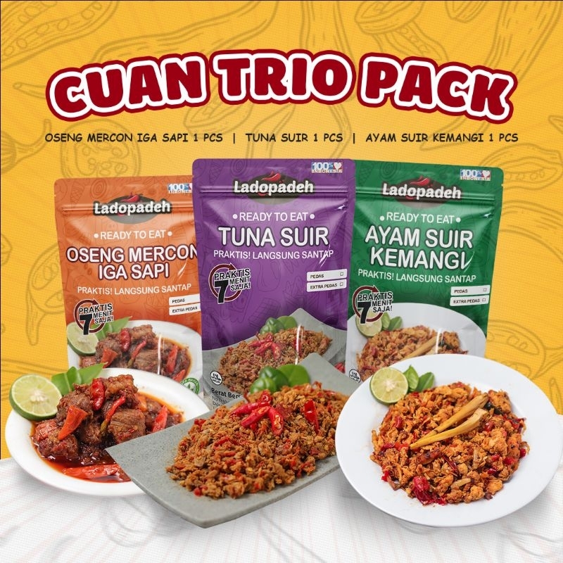 

PAKET CUAN TRIO PACK B - LADOPADEH