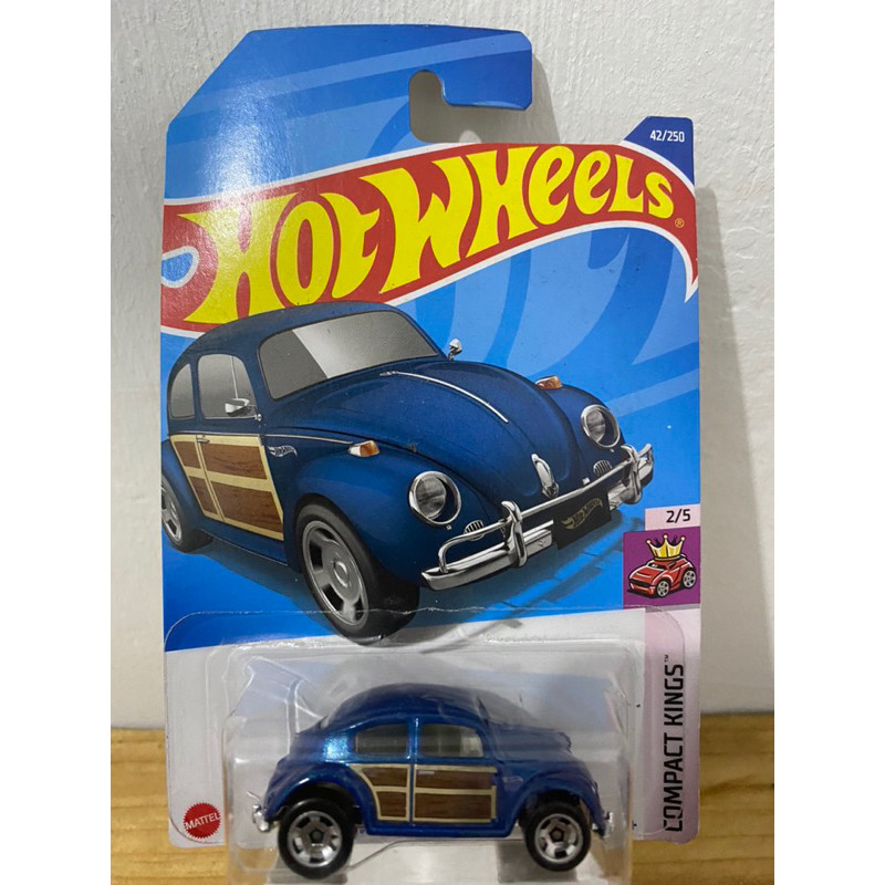 HOT WHEELS VOLKSWAGEN BEETLE BIRU DIECAST MOBIL VW KODOK MAINAN
