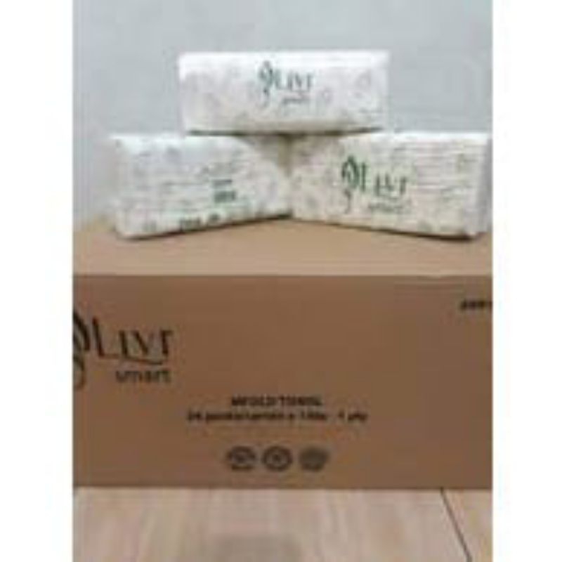 Tissue Livi Smart Towel Multifold/Tissue hand Towel 150s per karton (24pack)