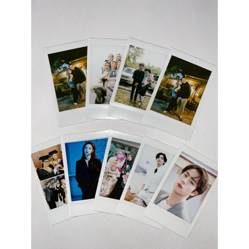 Cetak Polaroid Instax + Frame + Inner Sleeve Perfoto (Kertas asli polaroid Instax Fujifilm)