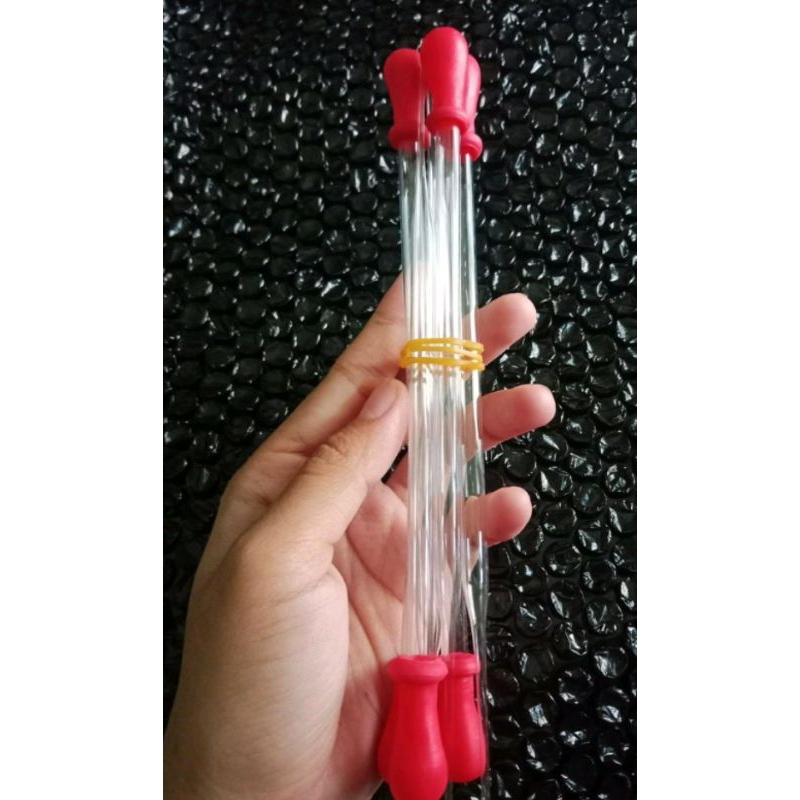 Pipet tetes kaca panjang +/- 20 cm LOKAL