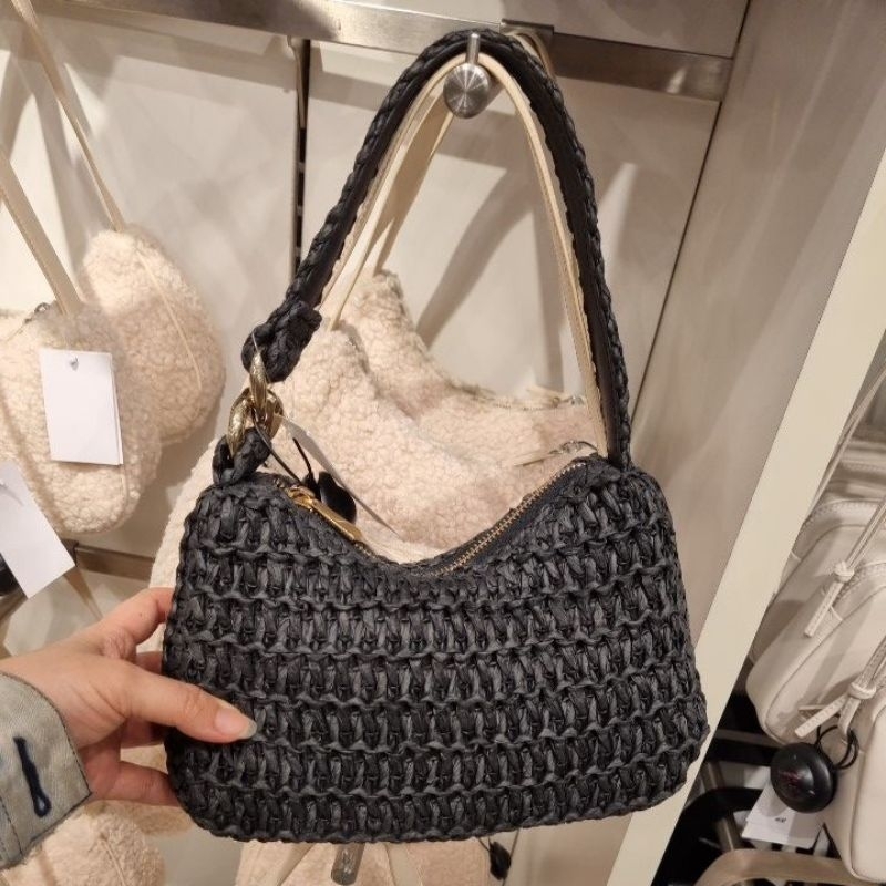 Tas rotan anyaman 01 H&M JASTIP jasa titip hnm