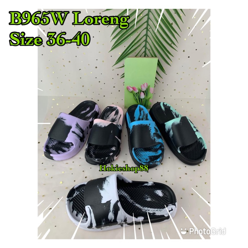 Sandal Slop Wanita Hema965W Loreng Size 36-40