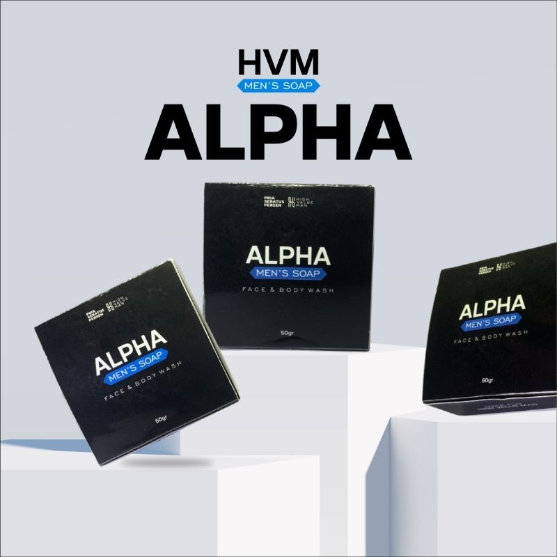 HVM - ALPHA Men's Soap - Face & Body Wash