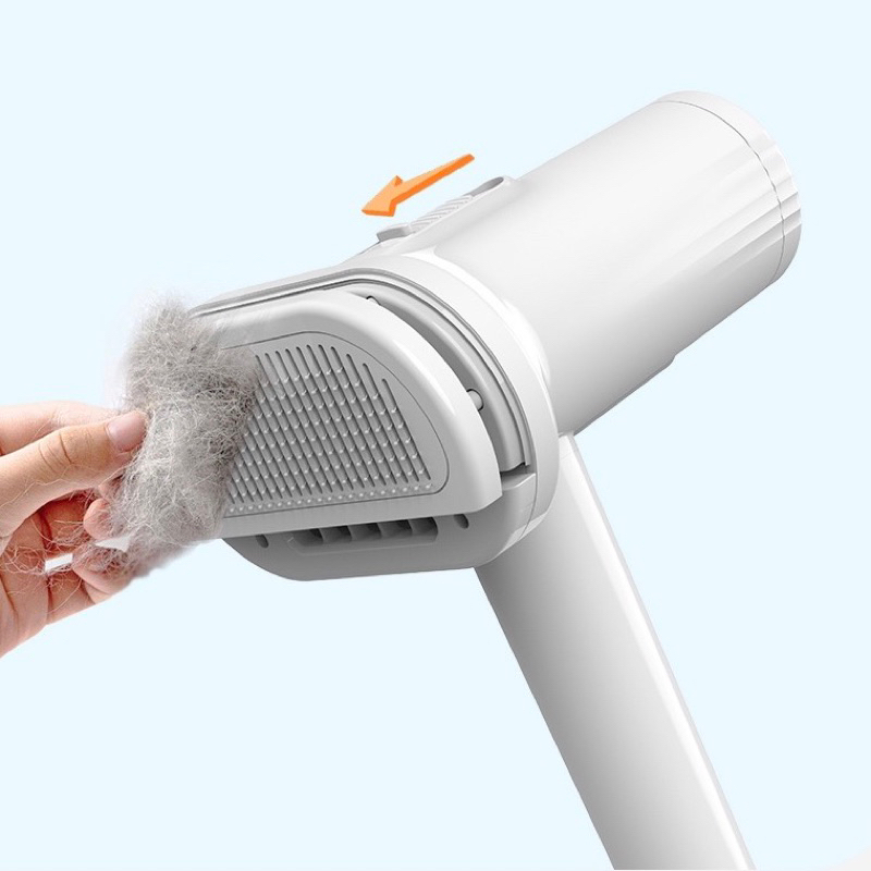 Pet dryer grooming blower fast drying with auto clean slicker