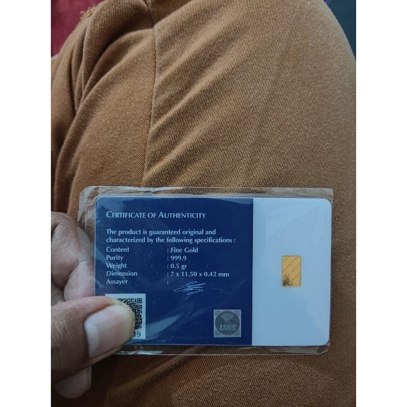 emas ubs antm LM 0.5 gram ubs antm logam mulia